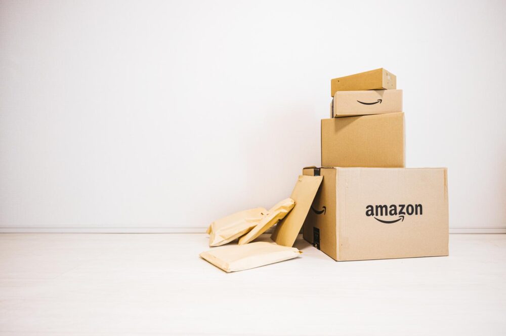 Amazonの段ボール箱
