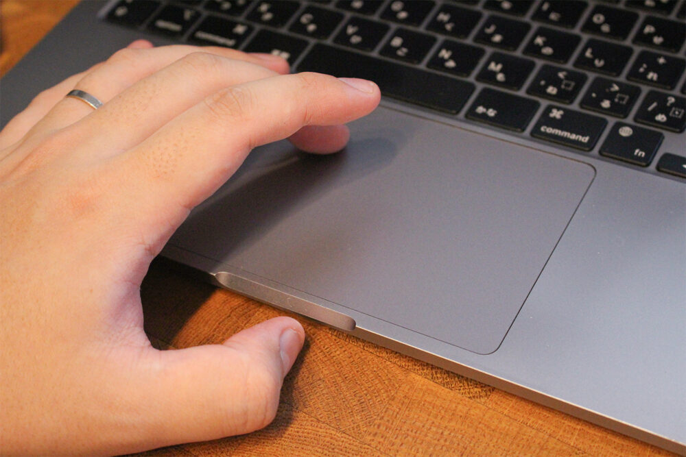 Macのトラックパッド